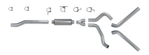 Ford F350 Performance Exhaust - Diamond Eye Performance - Cat Back Dual AL - `03-`07